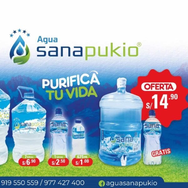 Sana Pukio / Agua Pura con Beneficios Naturales