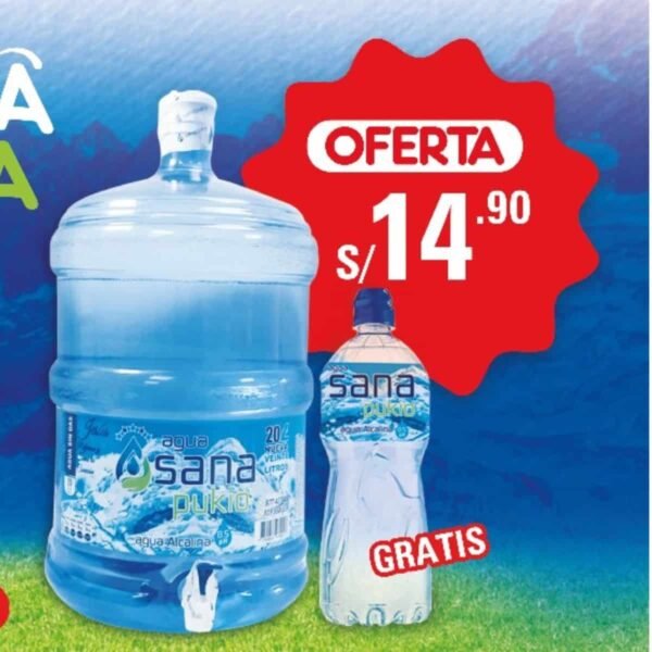 Sana Pukio / Agua Pura con Beneficios Naturales - Image 2